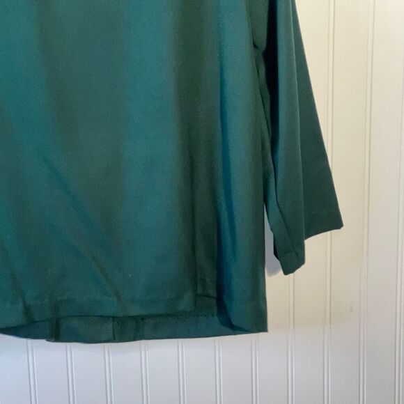 Vintage Alice Stuart One Button Blazer Jacket Women's size Large Green Office - Picture 12 of 12